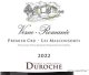 ヴォーヌ・ロマネ プルミエ・クリュ マルコンソール / デュロシェ 2023 ドメーヌ・デュロシェ