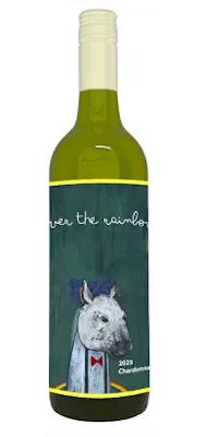 画像1: オーバー ザ レインボー  シャルドネ  2025　干支ラベル 馬（オーストラリア白）