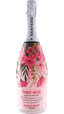 画像1: ピノ ロゼ フラワーボトル NV サンテロ (イタリア：ロゼ泡)